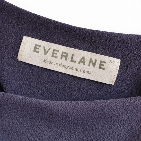 Everlane Blue Silk Classic Camisole size XS - Picture 3 of 6